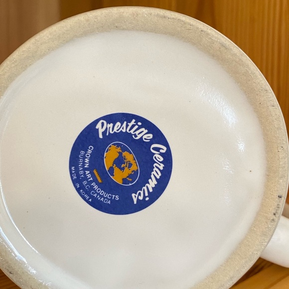 Vintage ceramic coffee mug cup “Saskatchewan Prairie Lily” 🌈 - Picture 3 of 3